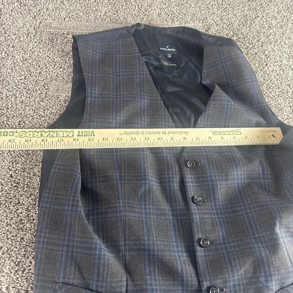 Daniel Hecter Men's Best Plaid Blue/gray‎ Size 42L